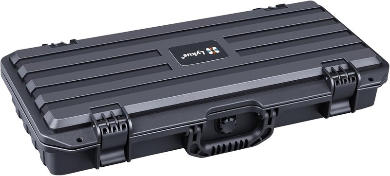 Lykus HC-5011 Waterproof Hard Case with Customizable Foam, Interior size 20.7x8.1x3.5 in, Suitable for long slim items - Image 1